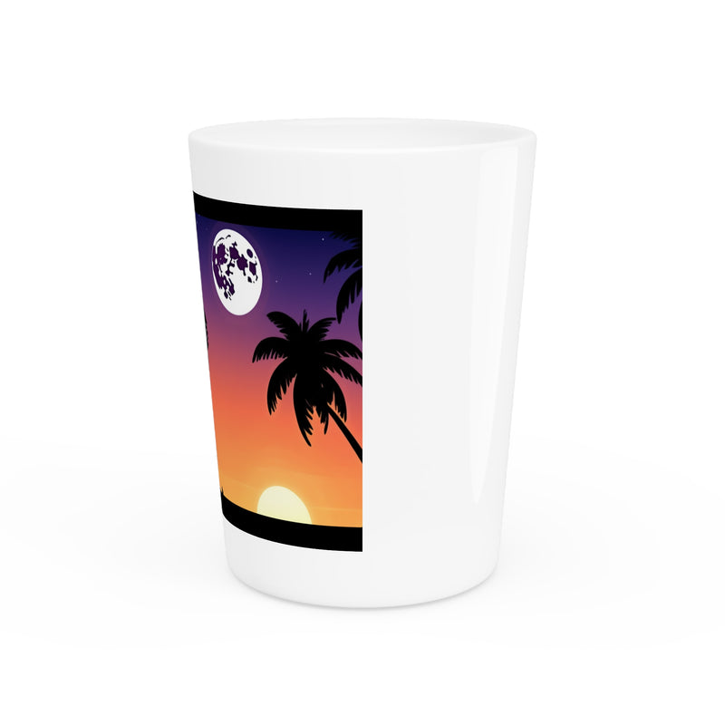 Beach Sunset Shot Glass
