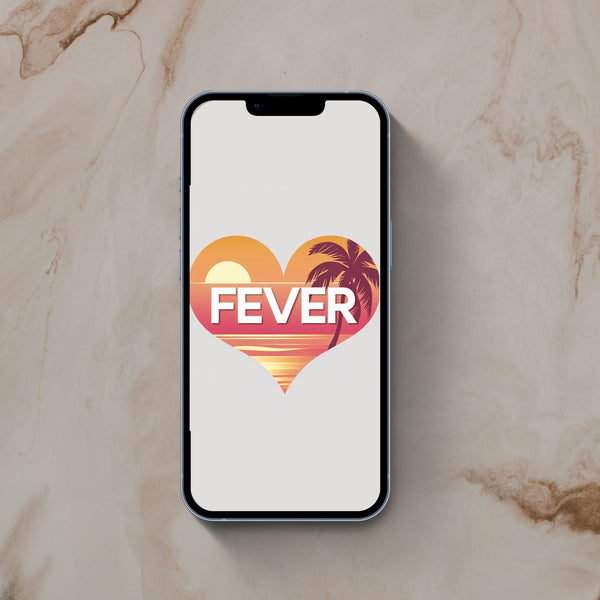 Fever Heart Sunset Logo