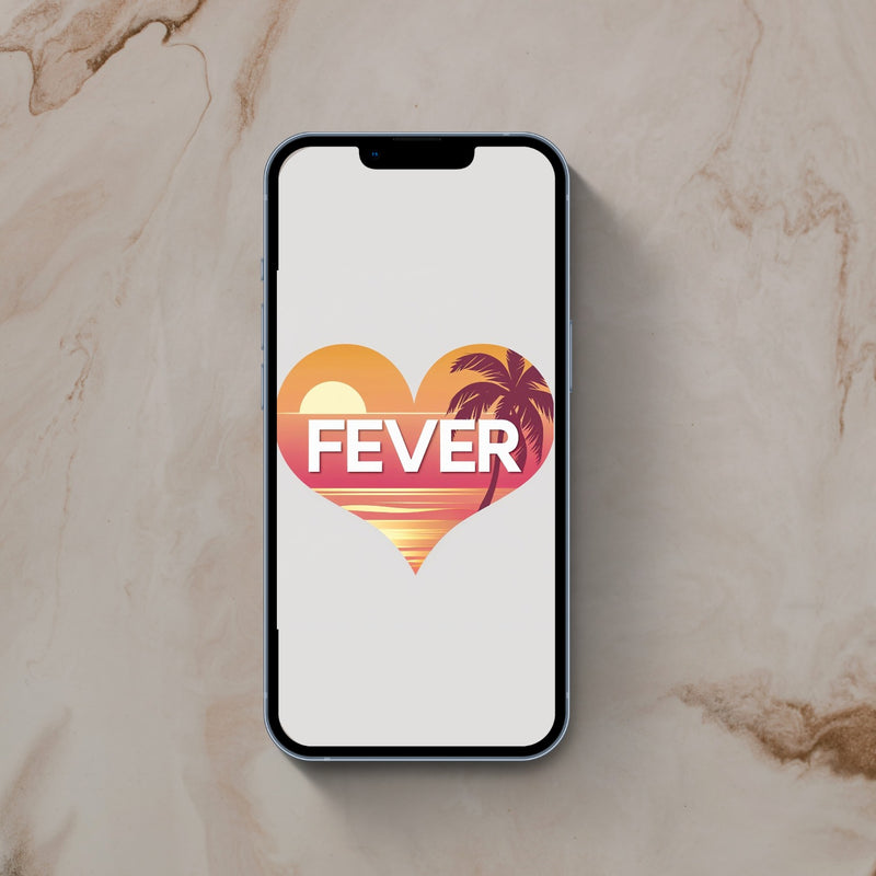 Fever Heart Sunset Logo